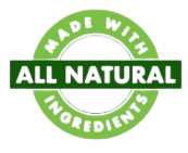 ALL NATURAL - MADE WITH INGREDIENTS